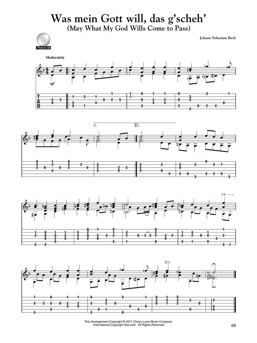 Seventy Bach Chorales for Easy Classical Guitar - Image 6