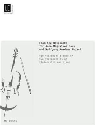 From the notebook for Anna Magdalena Bach and Wolfgang Amadeus Mozart