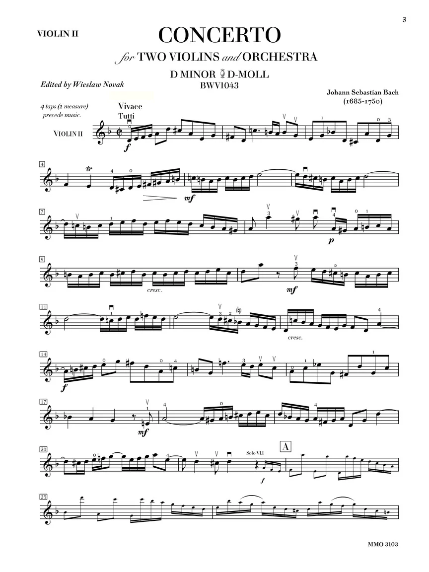 Bach Double Concerto in D minor BWV 1043 - Image 5