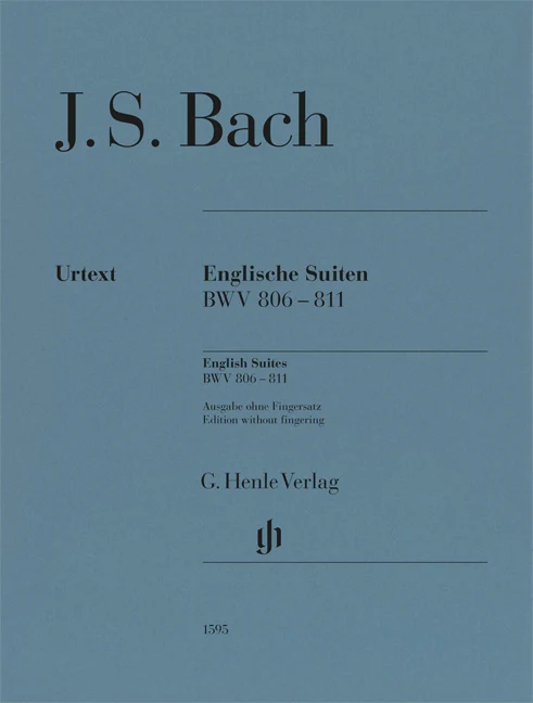 Bach: English Suites BWV 806-811 (Without Fingering)