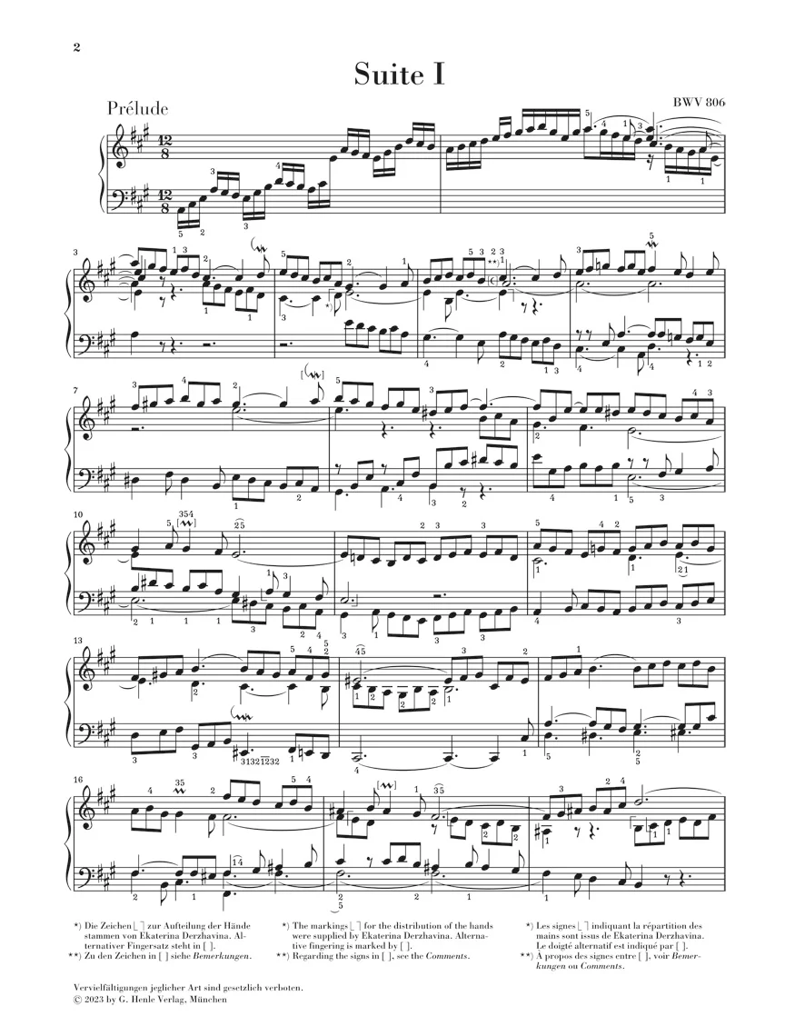 Bach: English Suites BWV 806-811 - Image 3