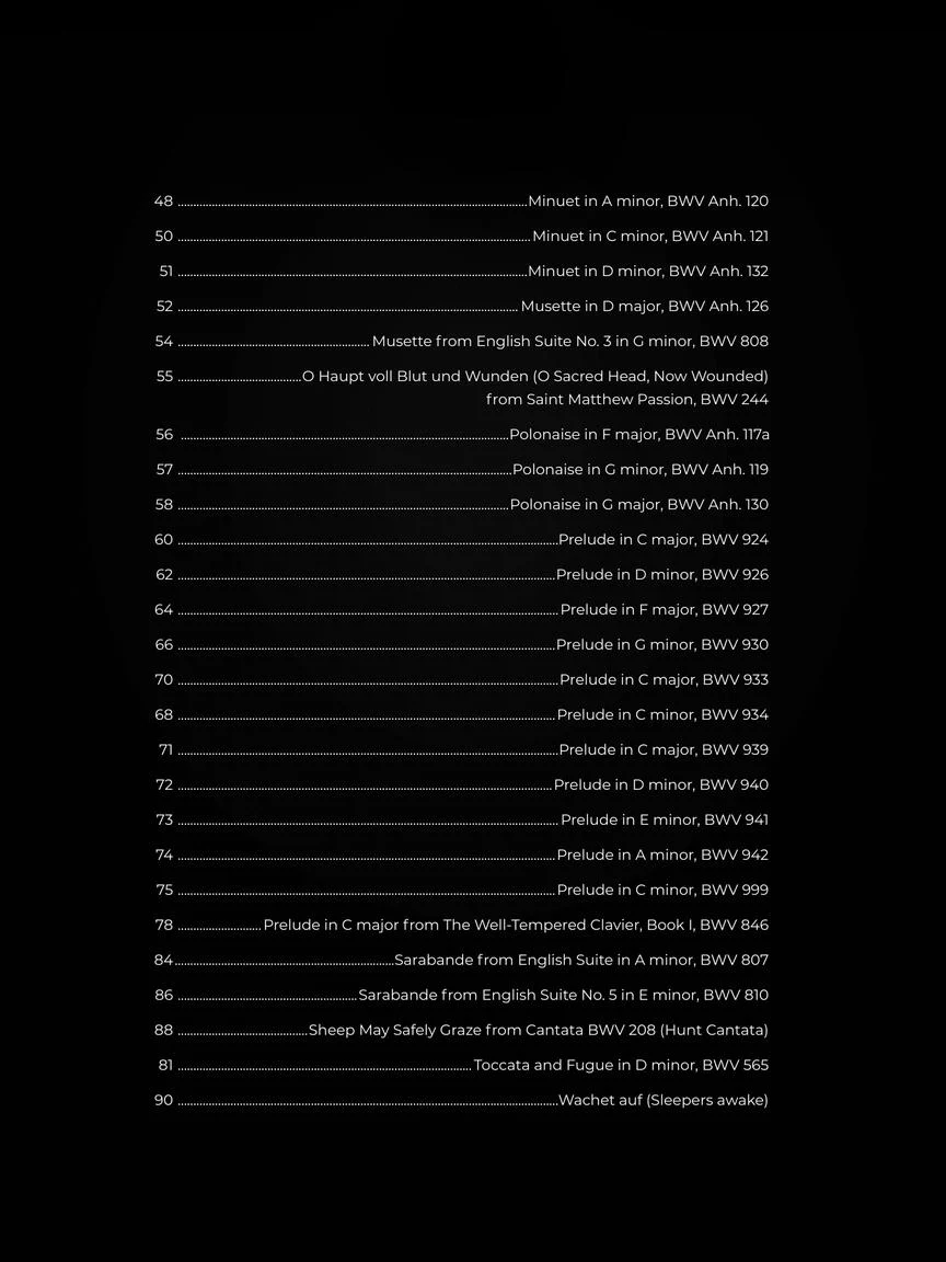 Bach First 50 Bach Pieces You Should Play on the Piano - Image 3