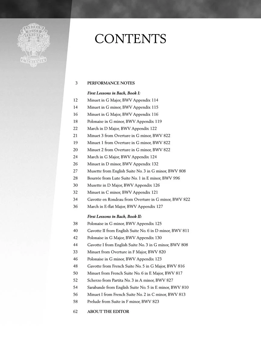 Bach - First Lessons in Bach - Image 3