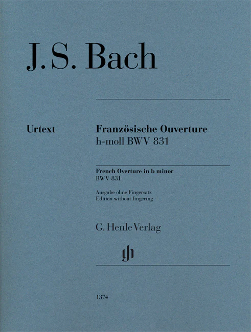 Bach: French Ouverture in b minor BWV 831 (Without Fingering)