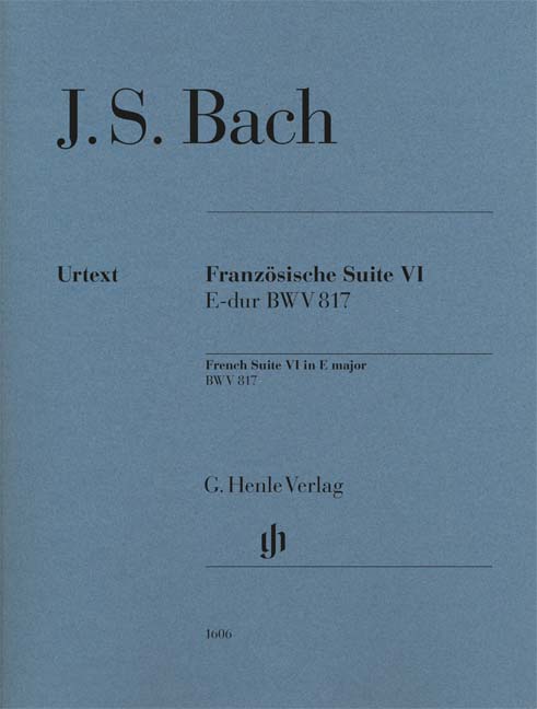 Bach: French Suite 6 E major BWV 817