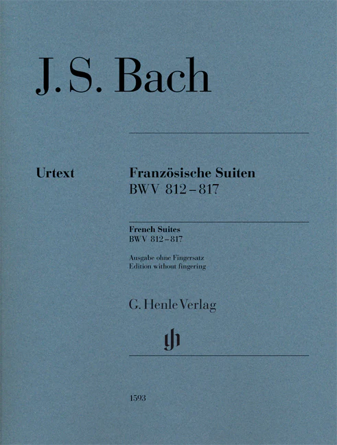 Bach: French Suites BWV 812-817 (Without Fingering)