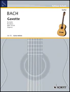 Bach: Gavotte in E Major, BWV 1012 Guitar Solo