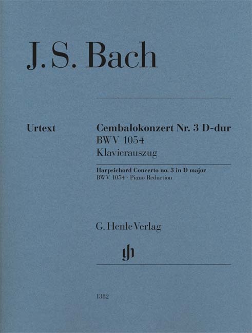 Bach: Harpsichord Concerto No. 3 D major BWV 1054