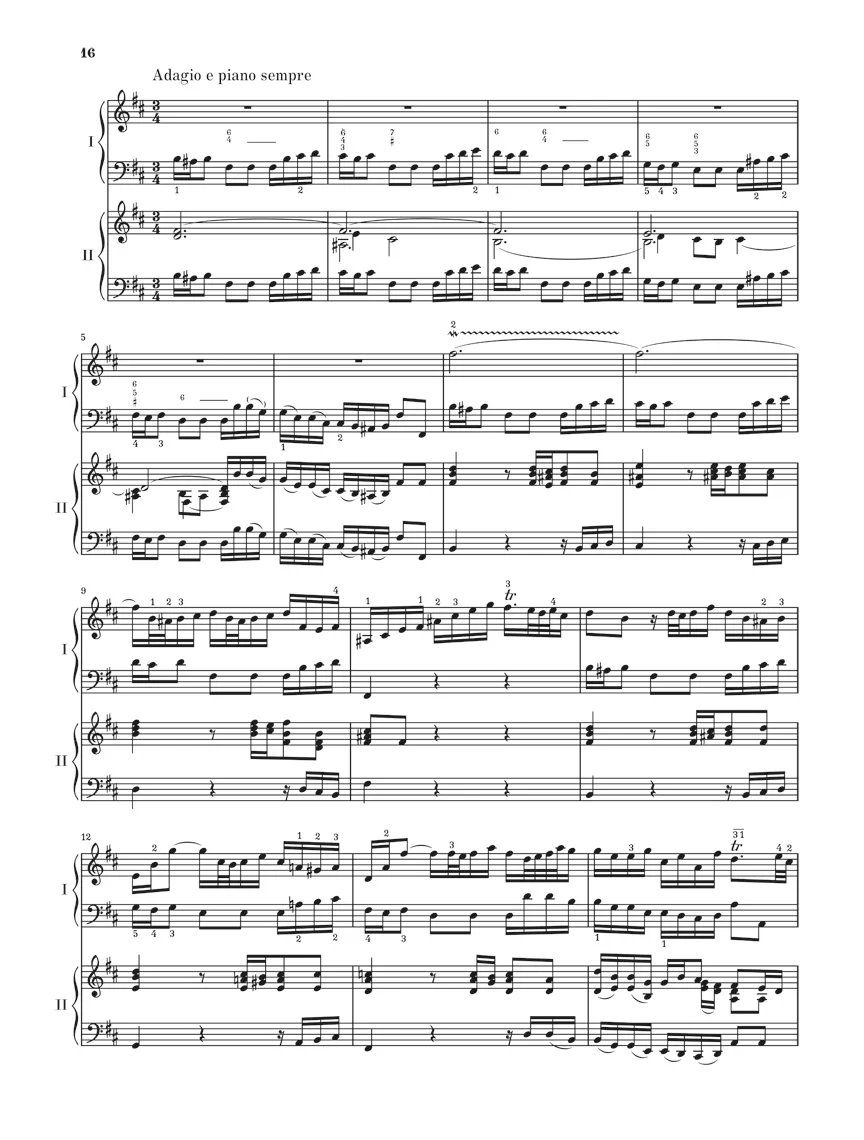 Bach: Harpsichord Concerto No. 3 D major BWV 1054 - Image 3