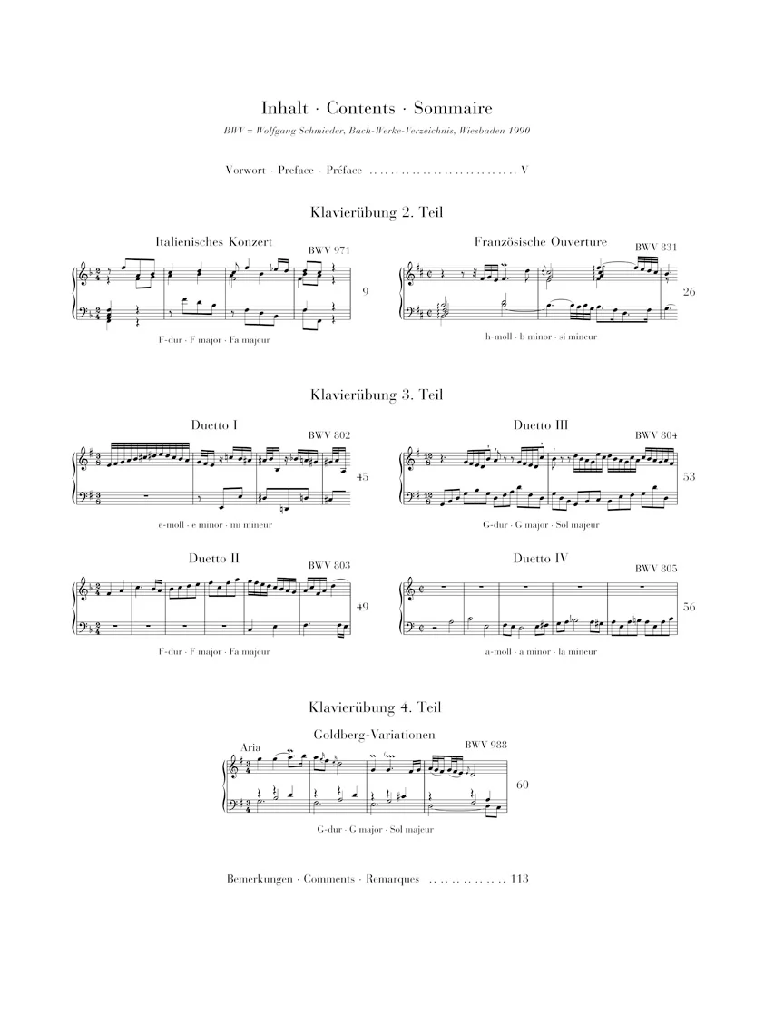 Bach: Italian Concerto, French Overture, Four Duets, Goldberg Variations - Image 2