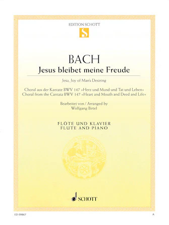 Bach Jesu, Joy of Man's Desiring - Flute & Piano BWV 147