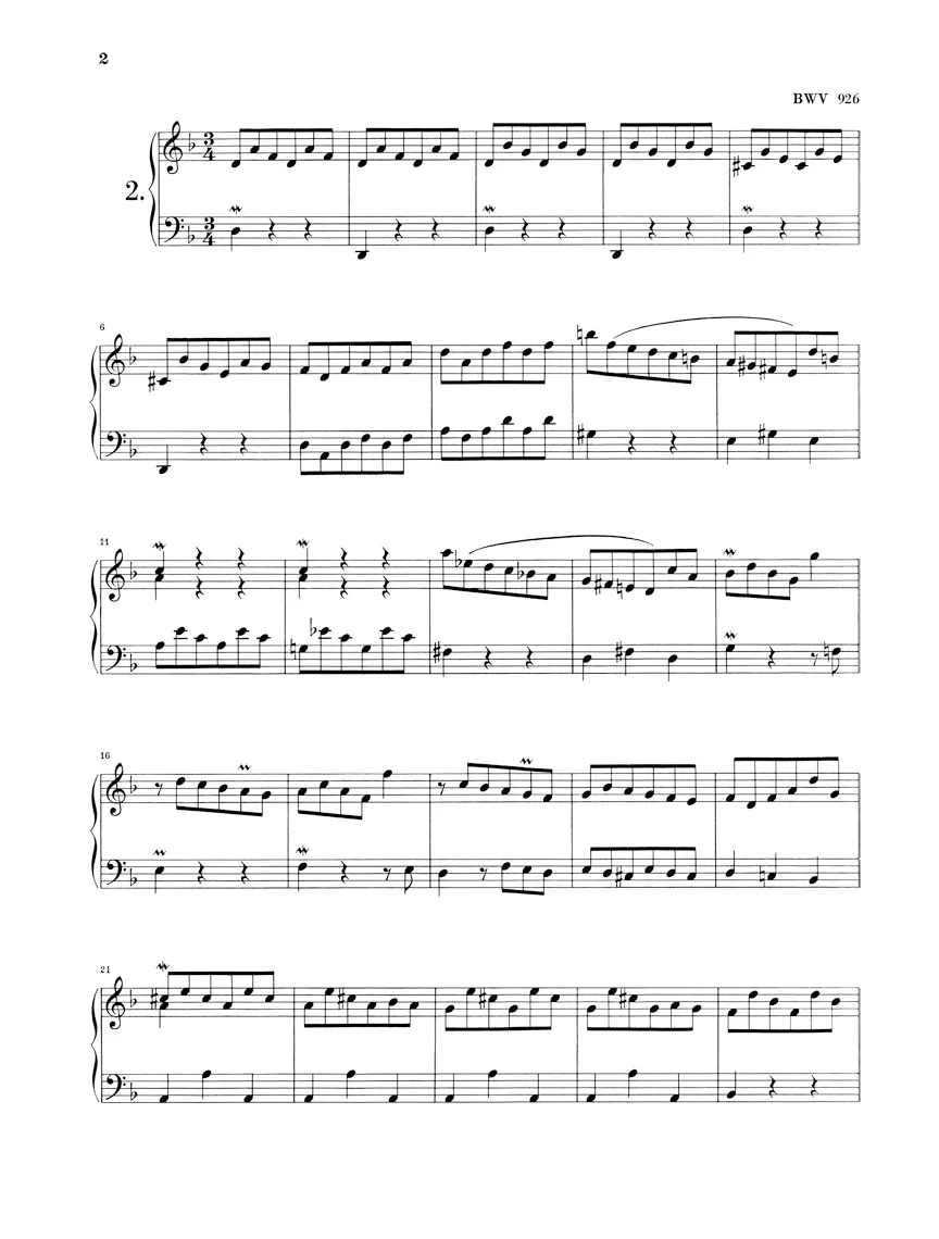 Bach: Little Preludes and Fughettas (Without Fingering) - Image 3