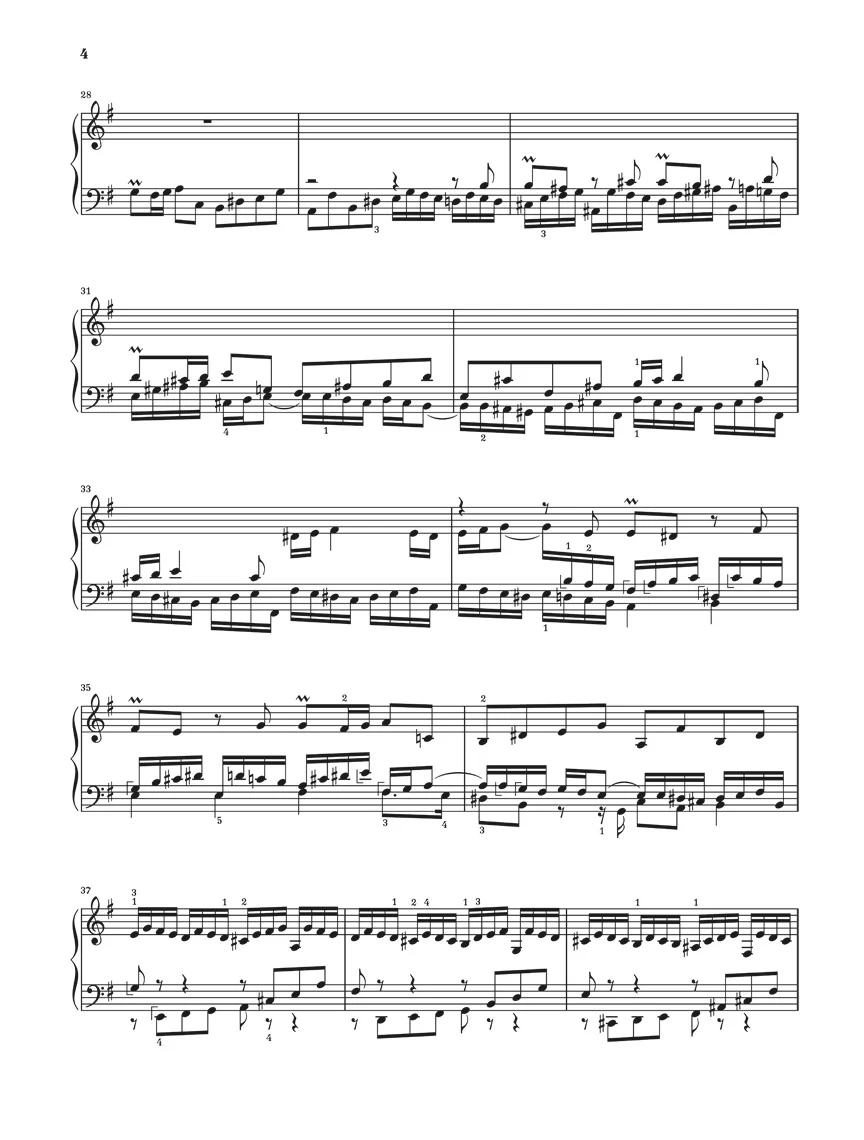 Bach: Partita 6 e minor BWV 830 - Image 4