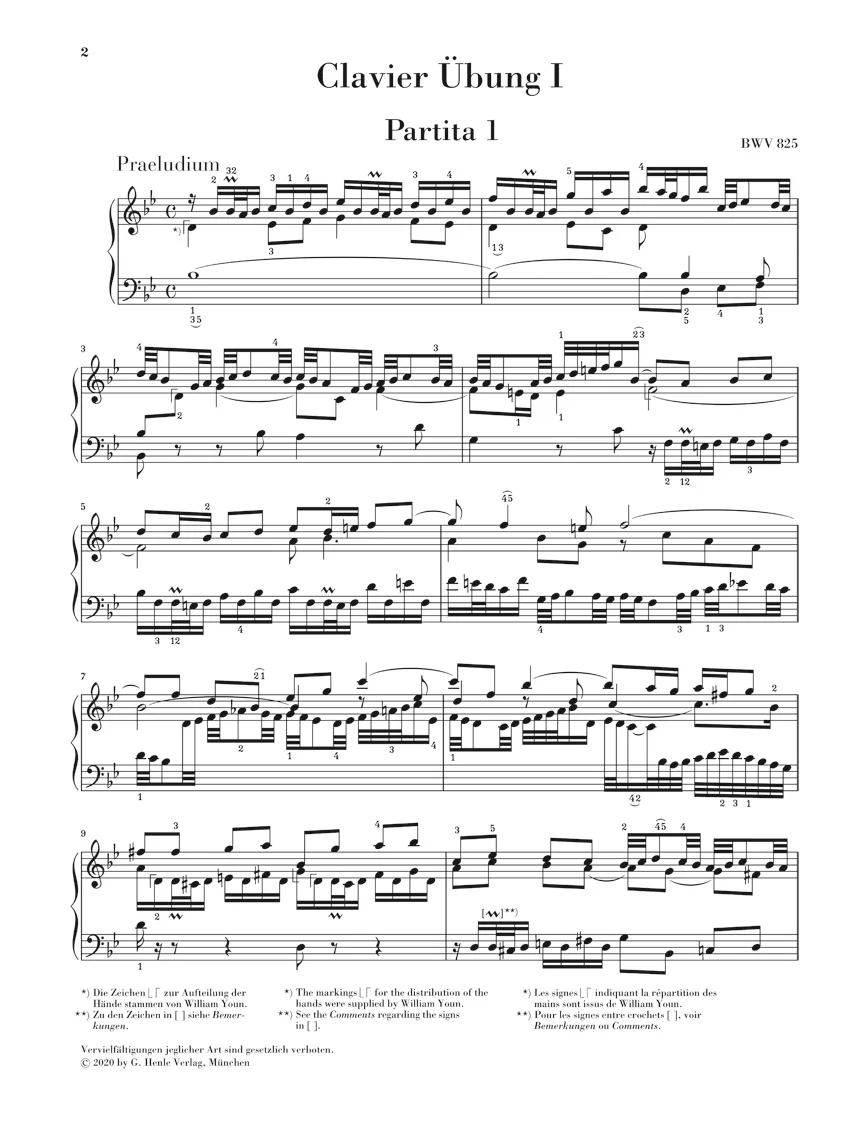 Bach: Six Partitas BWV 825-830 (Hardcover) - Image 2