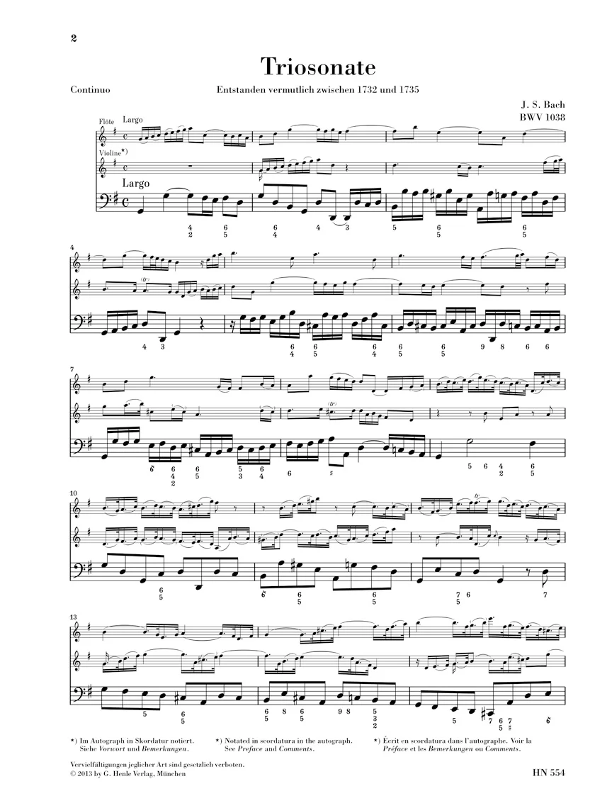 Bach: Trio Sonata BWV 1038 - Image 7