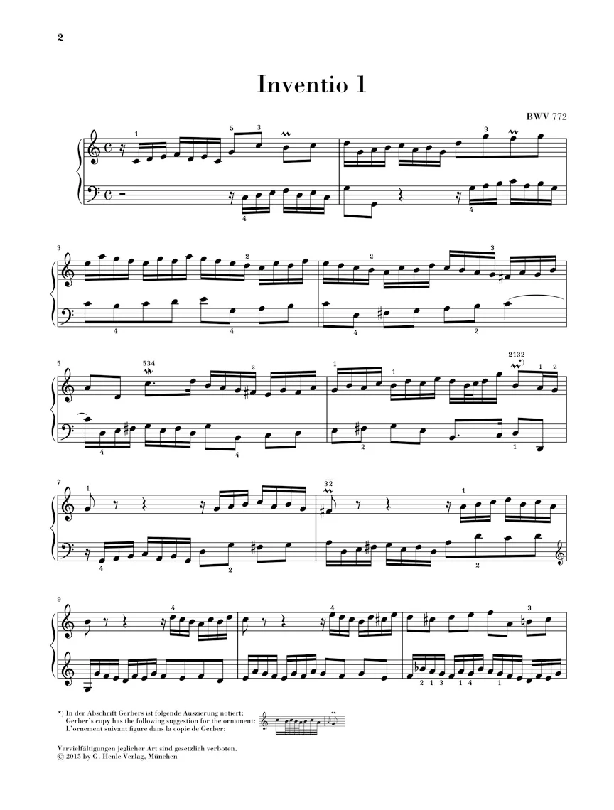 Bach: Two Part Inventions - Image 2