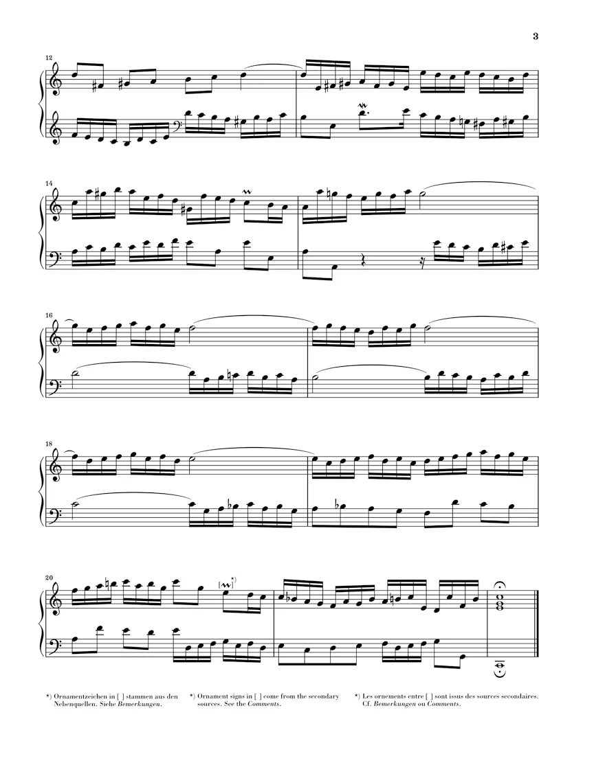 Bach: Two Part Inventions (Without Fingering) - Image 3
