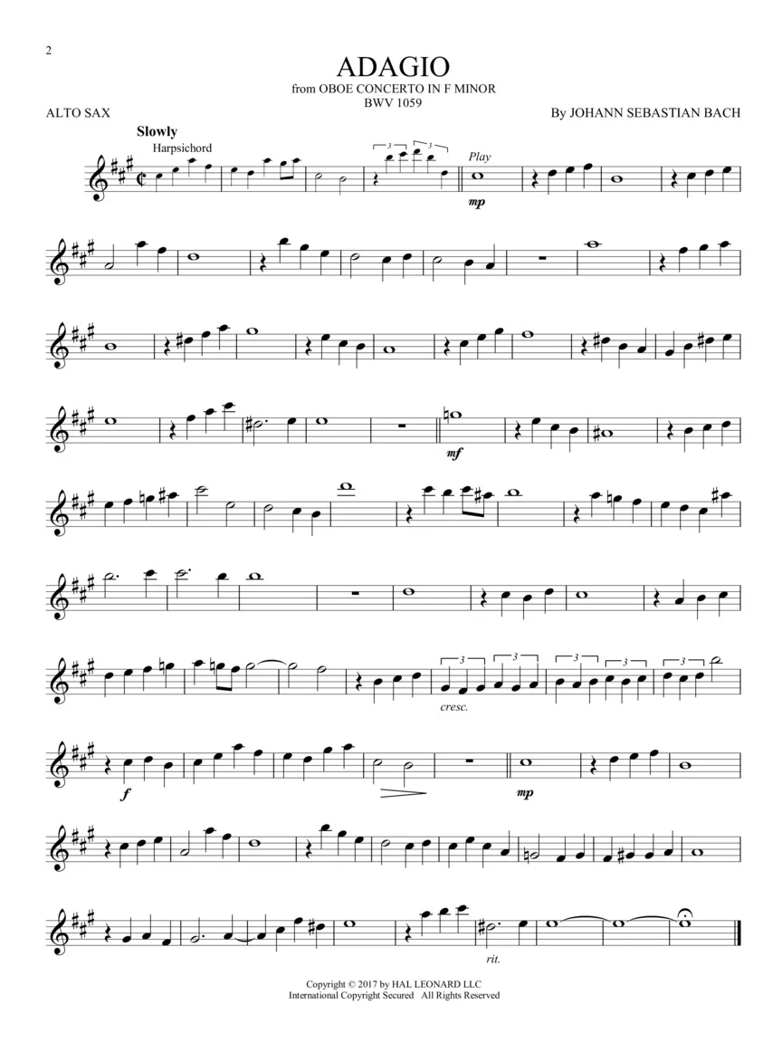 Bach, Very Best of - Instrumental Play-Along - Image 3