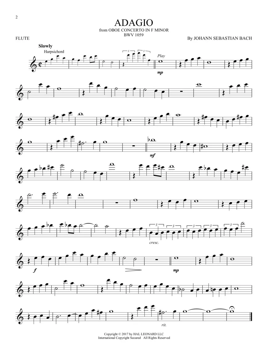 Bach, Very Best of - Instrumental Play-Along - Image 3