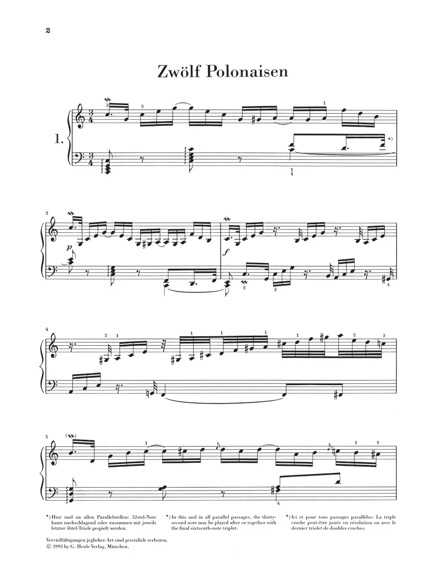W.F. Bach: Twelve Polonaises - Image 2