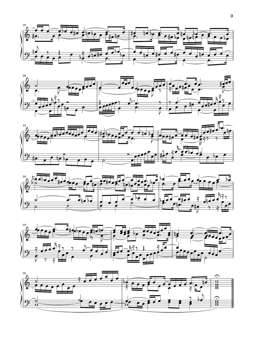 Bach: The Well-Tempered Clavier Part II (Without Fingering) - Image 3