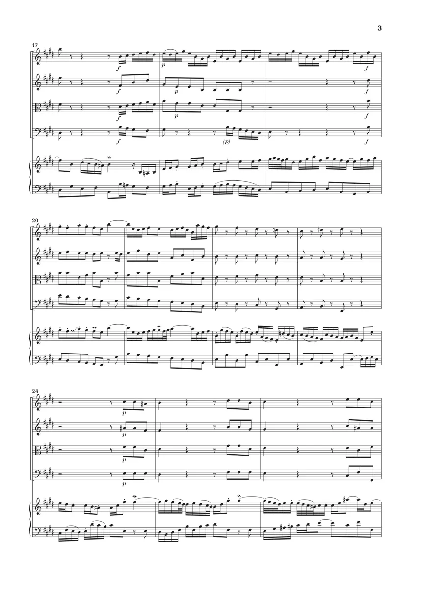 Bach: Harpsichord Concerto No. 2 in E major BWV 1053 (Study Score) - Image 4