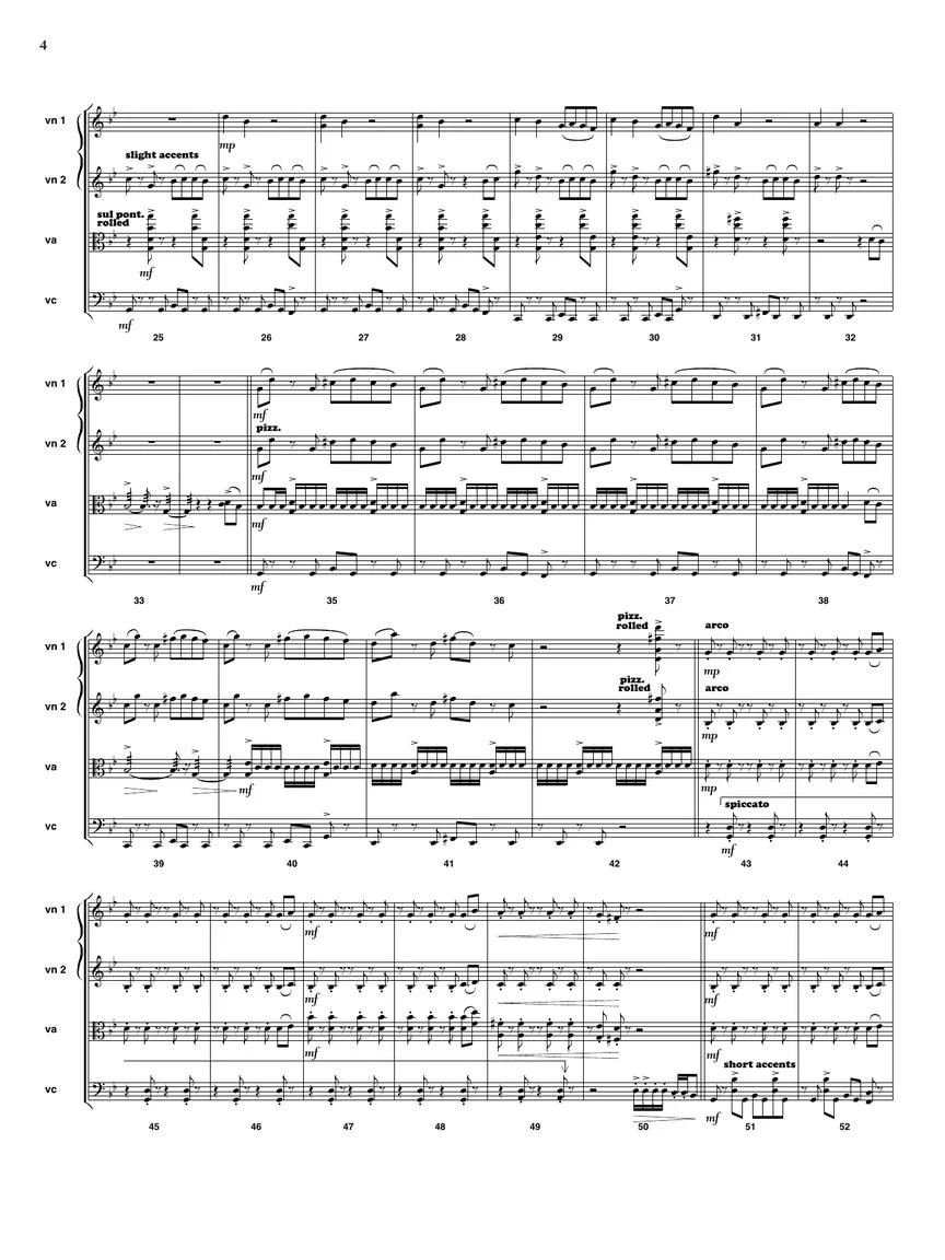 Bad Guy - Vitamin String Quartet from Bridgerton for String Quartet - Image 3