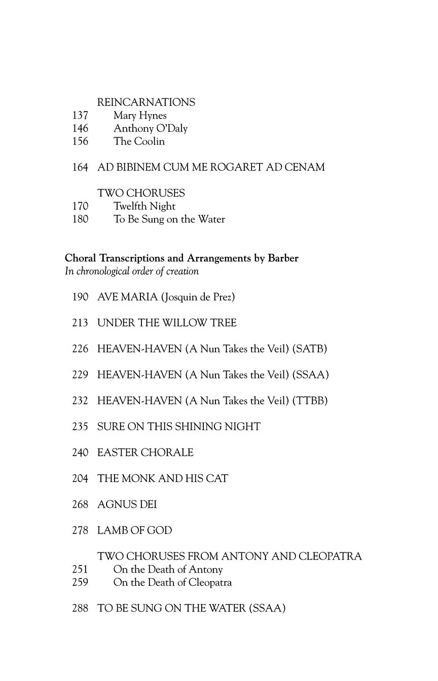 Barber: Complete Choral Music (Revised Edition) - Image 3