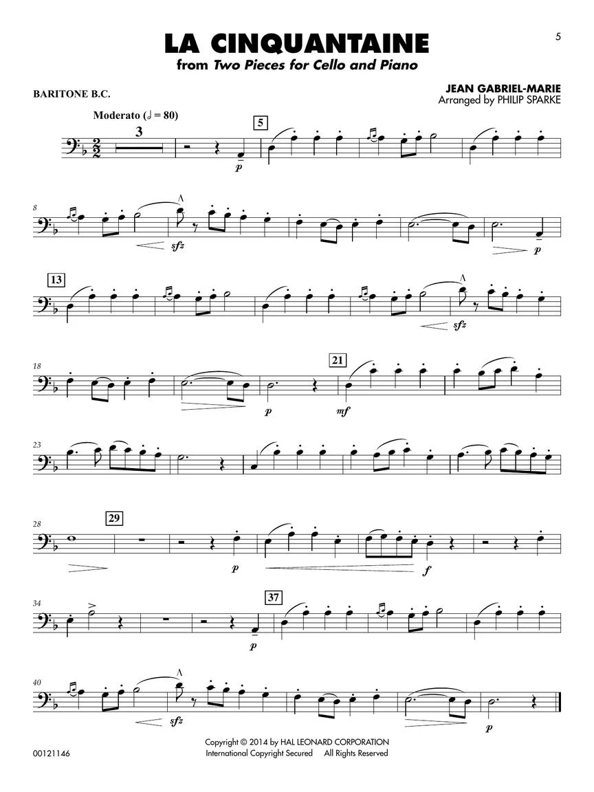 Classical Solos for Baritone B.C., Vol. 2 - 15 Easy Solos for Contest and Performance - Image 4