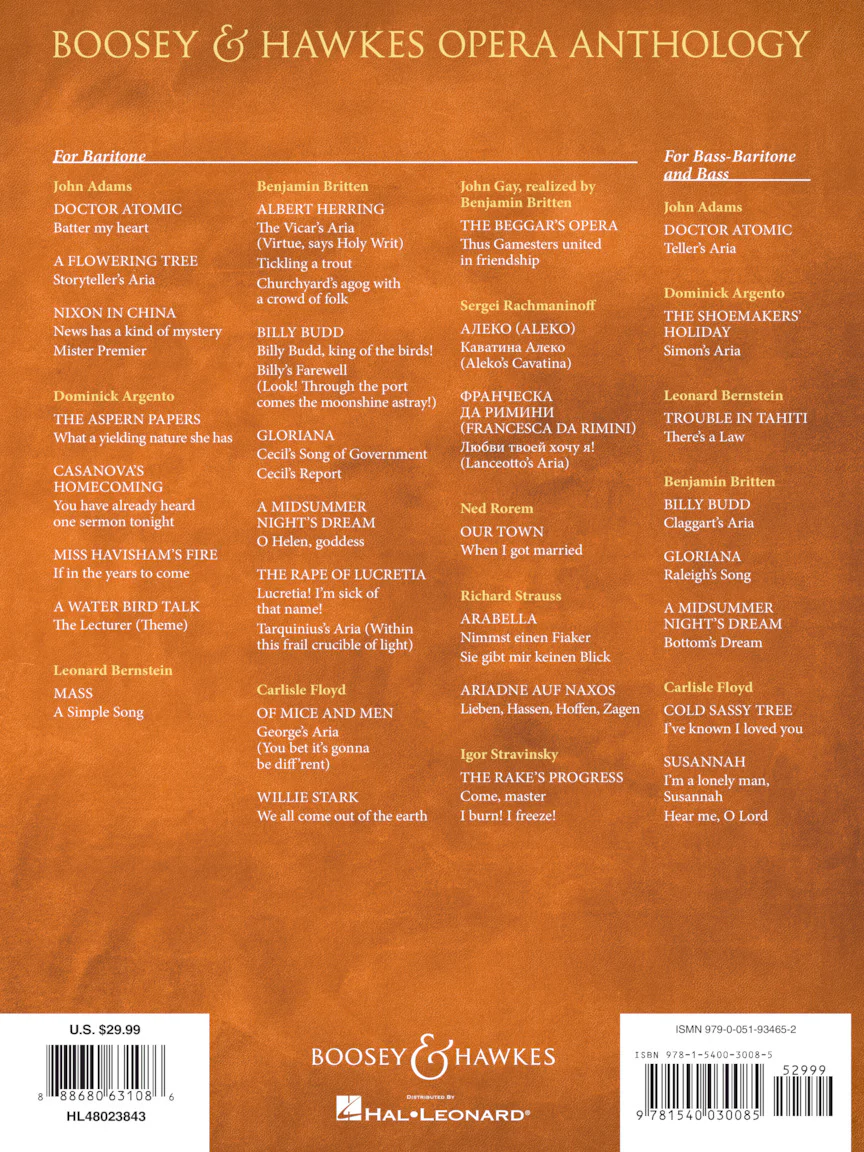 Boosey & Hawkes Opera Anthology - Baritone/Bass - Image 9