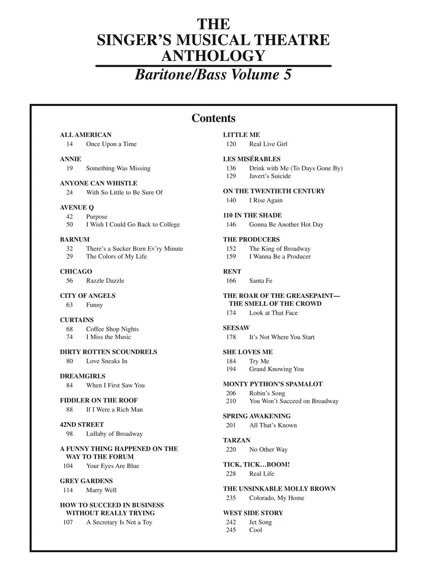 Singer's Musical Theatre Anthology Baritone/Bass Volume 5 - Image 4