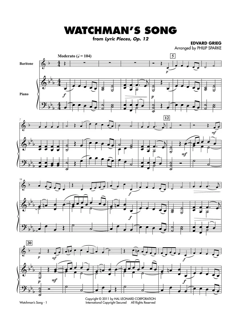 Classical Solos for Baritone T.C. - 15 Easy Solos for Contest and Performance - Image 5
