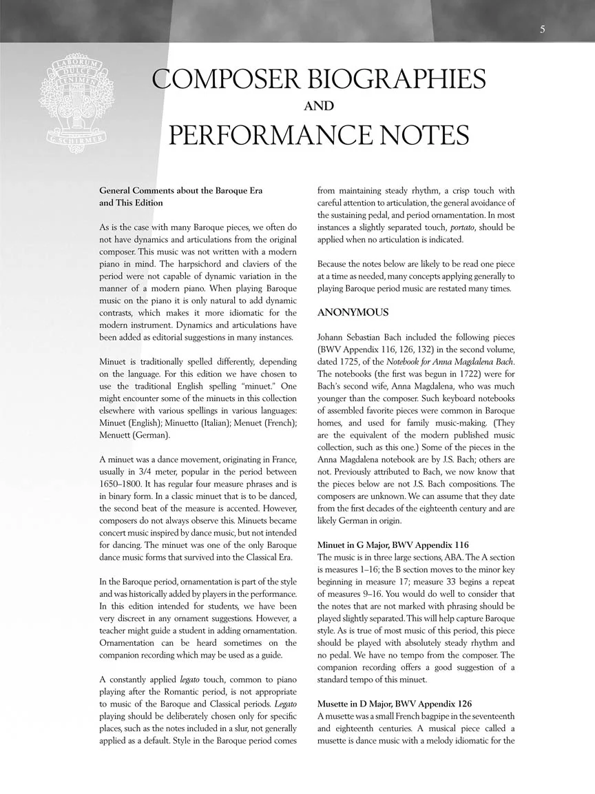 Baroque Era - Early Intermediate - Schirmer Performance Editions - Image 5