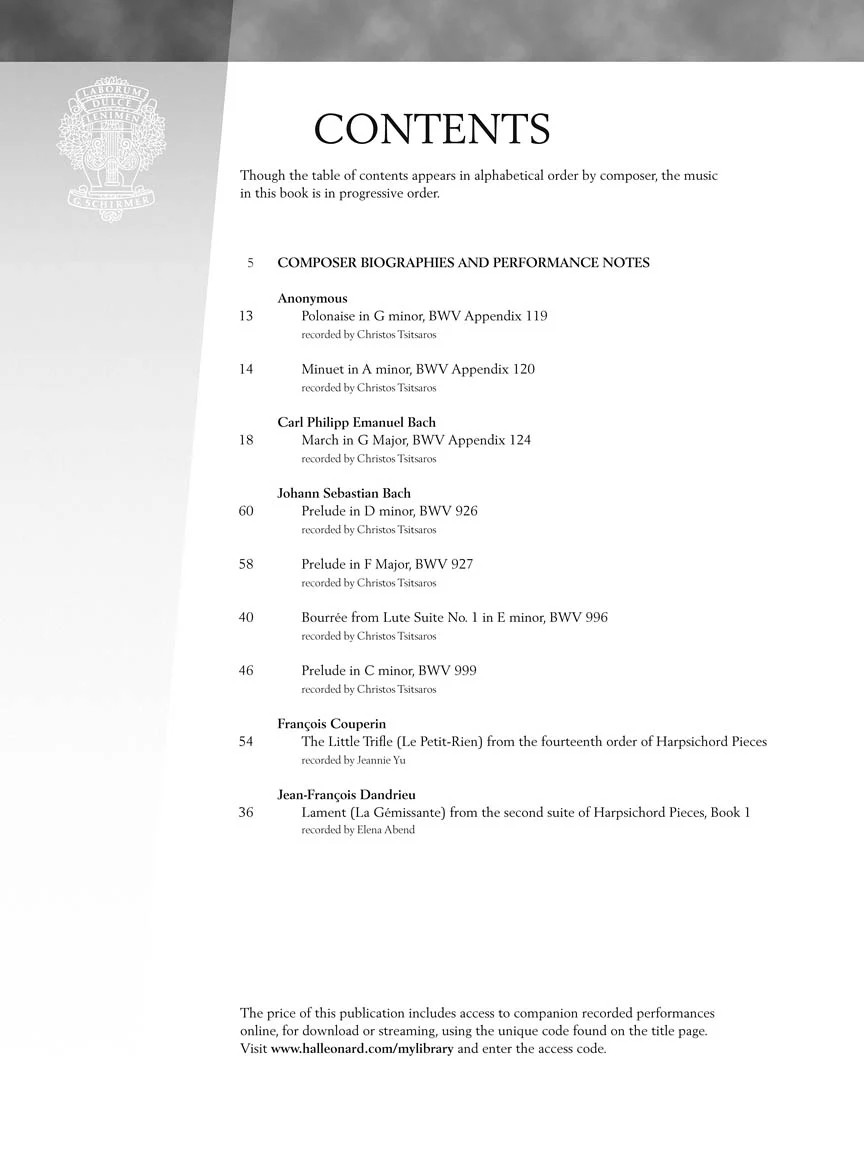 Baroque Era - Schirmer Performance Editions - Image 3