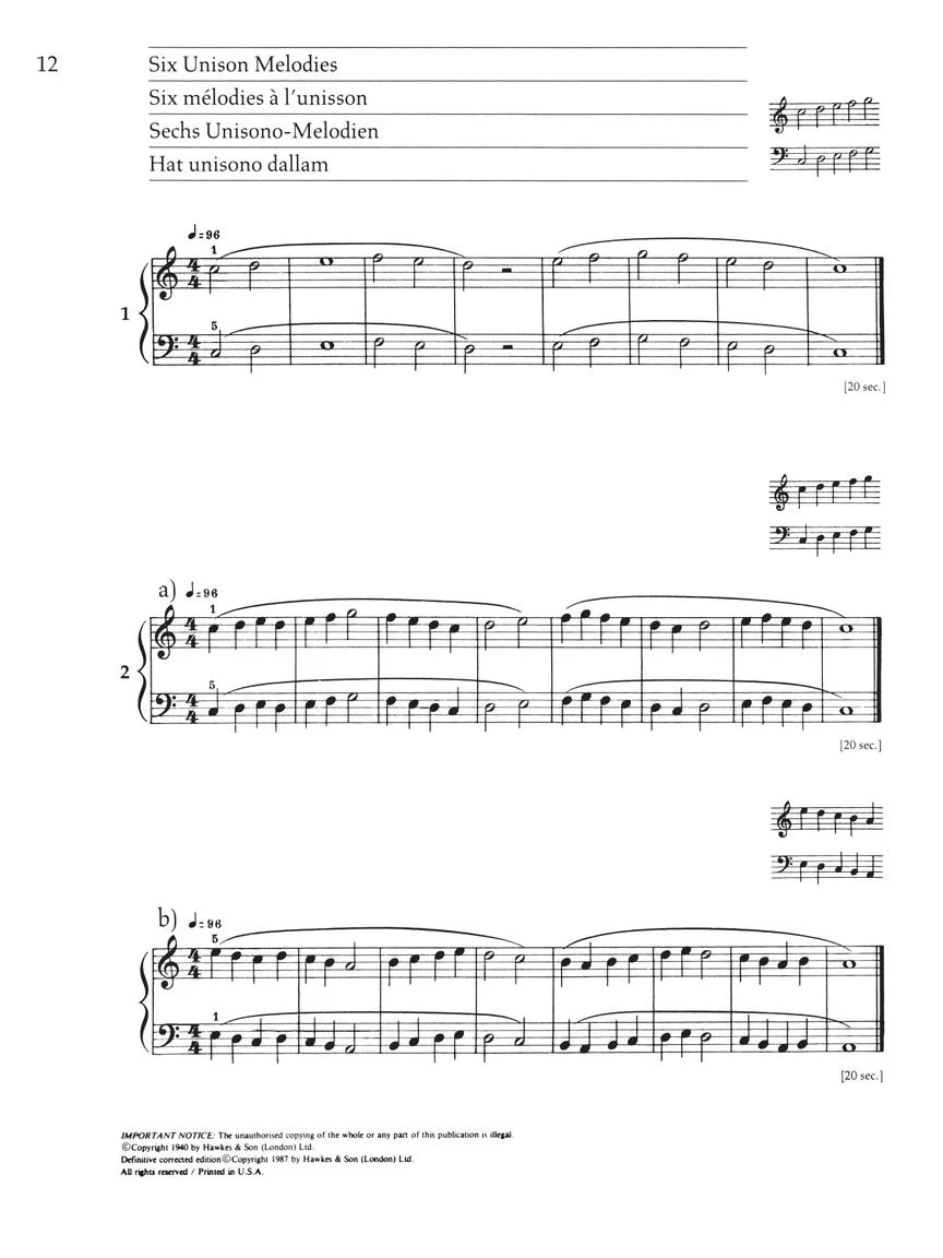 Bartok Mikrokosmos Volume 1 (Pink) - Image 6