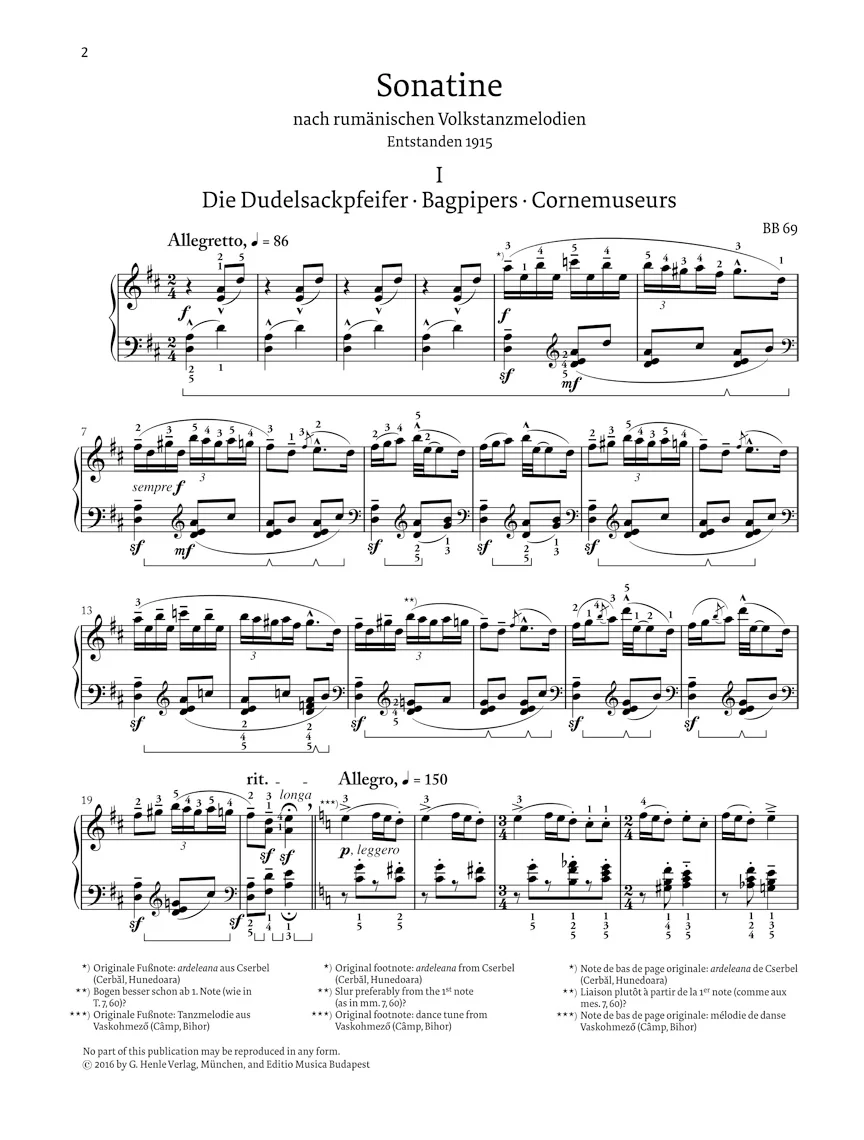 Bartók: Sonatina - Image 2