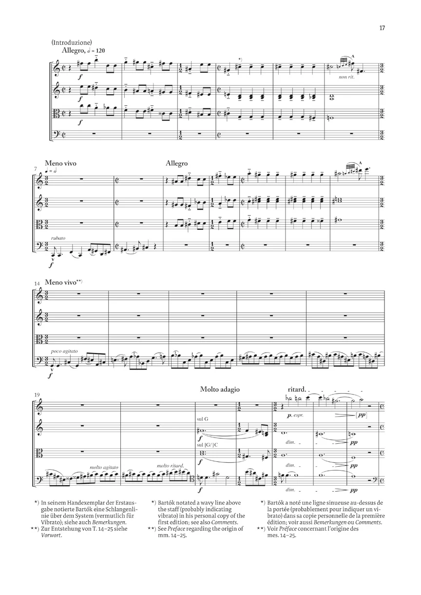 Bartók: String Quartet No. 1, Op. 7 (Study Score) - Image 3
