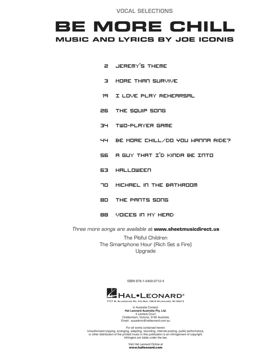 Be More Chill - Piano/Vocal Selections - Image 2