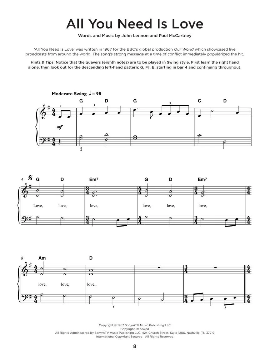 Beatles Collection – Really Easy Piano - Image 5
