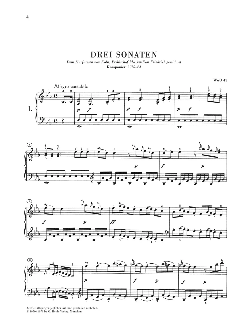 Beethoven: 3 Piano Sonatas WoO 47 (Kurfürsten) - Image 2