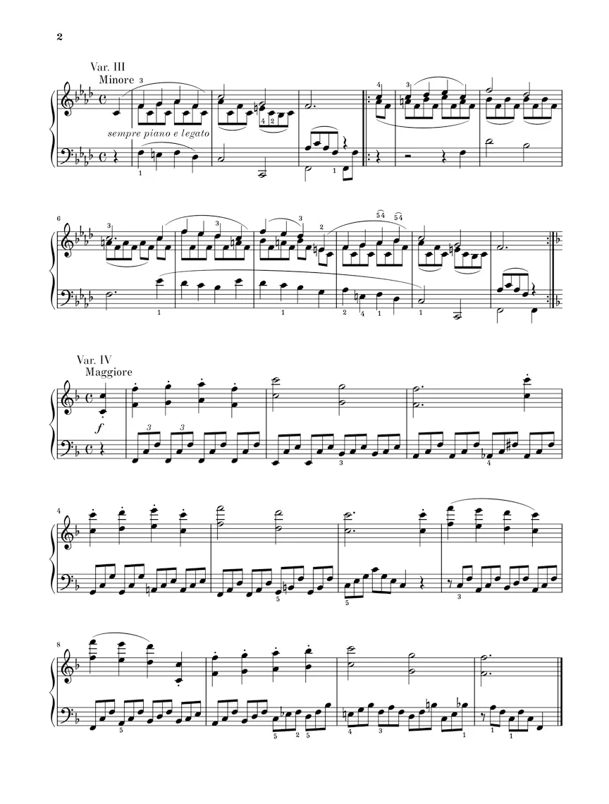 Beethoven: Drei Variation Works WoO 64, 70, 77 - Image 4
