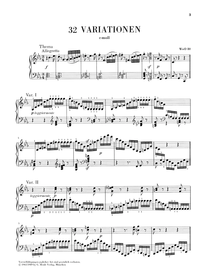 Beethoven: 32 Variations in c minor WoO 80 - Image 2