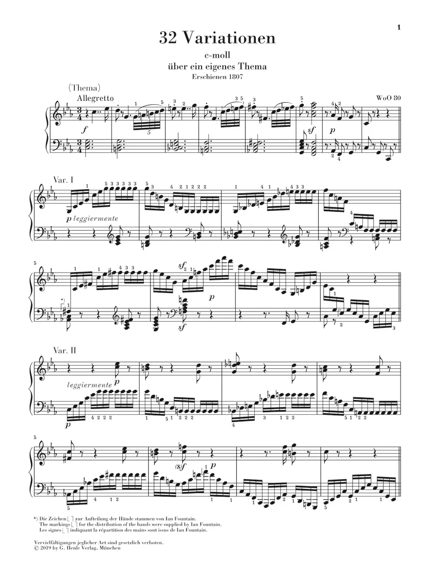 Beethoven: 32 Variations in c minor WoO 80 - Image 2