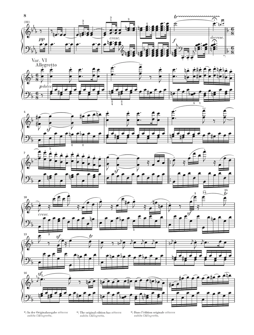 Beethoven: Six Variations in F major, Op. 34 - Image 4