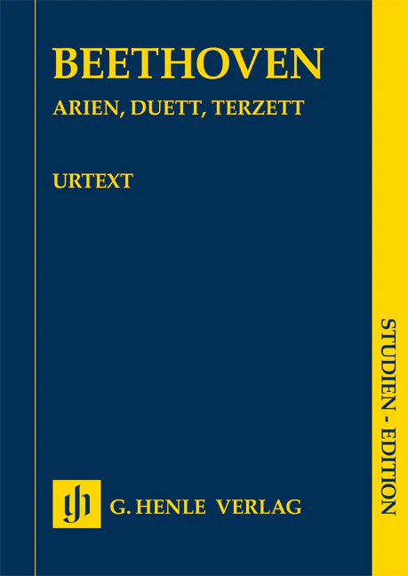 Beethoven: Arias, Duet, Trio (Study Score)