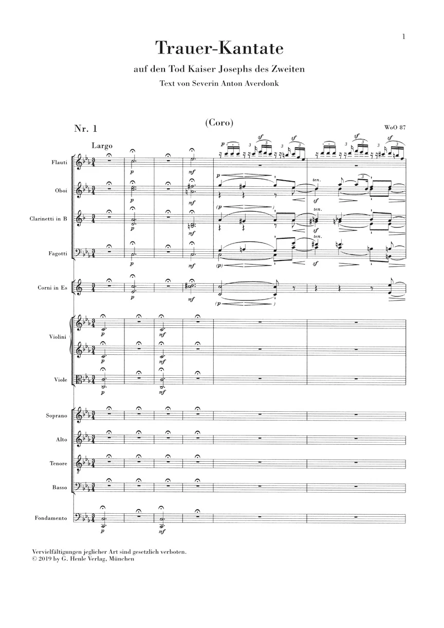 Beethoven: Cantatas (Study Score) - Image 4