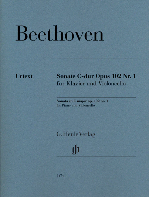 Beethoven: Sonata in C major, Op. 102 No. 1 for Piano and Cello