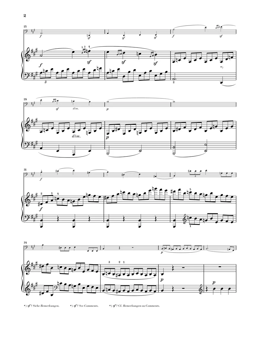 Beethoven: Sonata in A major, Op. 69 for Piano and Cello - Image 3