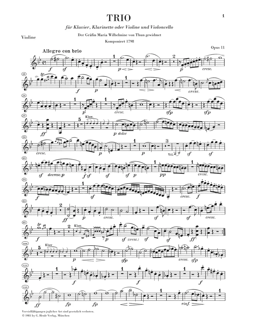 Beethoven: Clarinet Trios B flat major, Op. 11 and E flat major, Op. 38 - Image 3