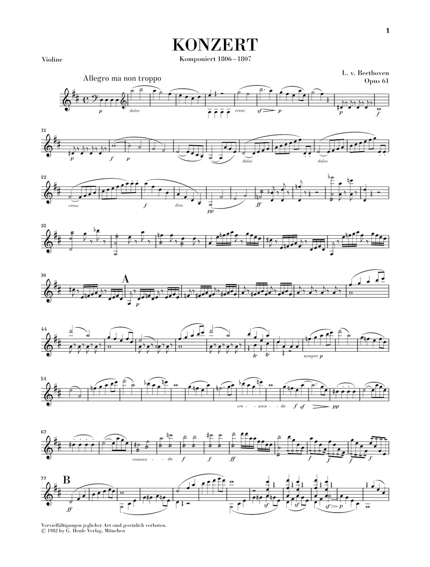 Beethoven: Violin Concerto in D major, Op. 61 - Image 4